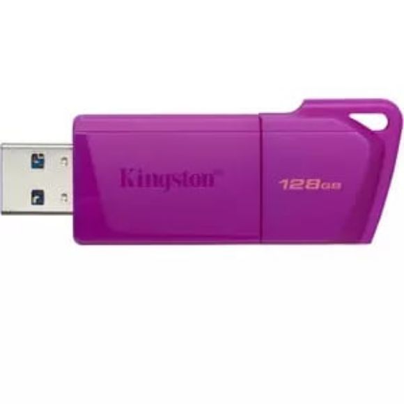 Imagen de PAQ. C/2 - KINGSTON - USB 3.2 MEMORIA KINGSTON 128GB DT EXODIA M MORADO NEON