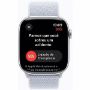 Imagen de APPLE - APPLE WATCH SERIES 10 GPS 42MM SILVER ALUMINIUM CASE WITH BLUE CLO