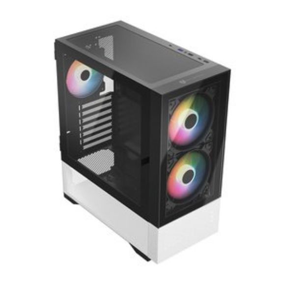 Imagen de ACTECK - GABINETE GAMER BALAM RUSH MEDIA TORRE NITROX AIRCOOL 5500 ABW / MA