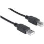 Imagen de PAQ. C/5 - IC - CABLE USB V2.0 A-B 0.9M NEGRO 