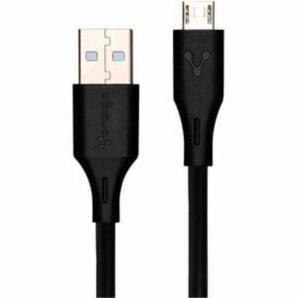 Imagen de PAQ. C/10 - VORAGO - CABLE USB VORAGO CAB-M01B USB- MICRO USB 1 METRO NEGRO