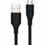 Imagen de PAQ. C/10 - VORAGO - CABLE USB VORAGO CAB-M01B USB- MICRO USB 1 METRO NEGRO