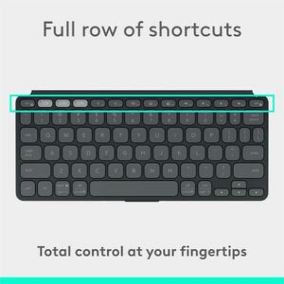 Imagen de LOGITECH - WIRELESS KEYBOARD TO GO 2 GRAFITO