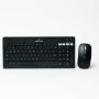 Imagen de PERFECT CHOICE - KIT TECLADO 2.4GHZ BT RECARGABLE ZEBRARY- NEGRO