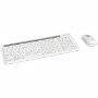 Imagen de IC - TECLADO Y MOUSE OPTICO INALAMBR 2.4G BLUETOOTH BLANCO COMBO TECLA
