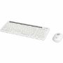 Imagen de IC - TECLADO Y MOUSE OPTICO INALAMBR 2.4G BLUETOOTH BLANCO COMBO TECLA