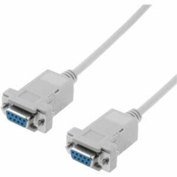 Imagen de PAQ. C/2 - IC - CABLE NULL MODEM CROSSOVER DB9H-DB9H 2M