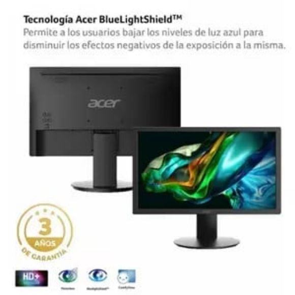 Imagen de ACER - MONITOR ACER E200Q BI 19.5IN HD 75HZ VGA HDMI ENERGY STAR VESA 3