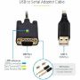 Imagen de STARTECH - CABLE ADAPTADOR USB A SERIAL RS232 FTDI DE 2M RETENCION COM