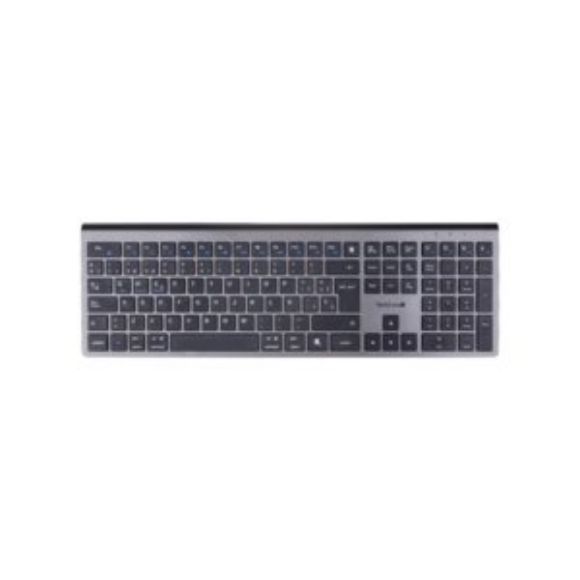Imagen de TECHZONE - HEPHESTOS RECHARGEABLE MULTIPOI NT AND BLUETOOTH KEYBOARD SILVER