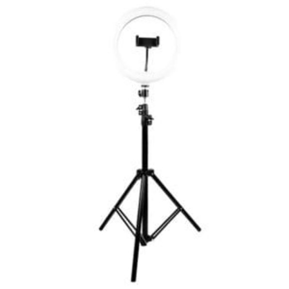 Imagen de PERFECT CHOICE - ARO DE LUZ DE 10PULG PARA STREAMING CON BASE EXPANDIBLE