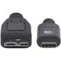 Imagen de PAQ. C/2 - IC - CABLE USB-C V3.2 C-MICRO B 1.0M 10GBPS