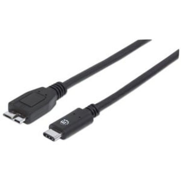 Imagen de PAQ. C/2 - IC - CABLE USB-C V3.2 C-MICRO B 1.0M 10GBPS