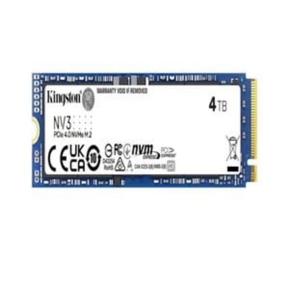 Imagen de KINGSTON - SSD ESTADO SOLIDO KINGSTON 4TB NV3 M.2 2280 PCIE 4.0 NVME SSD