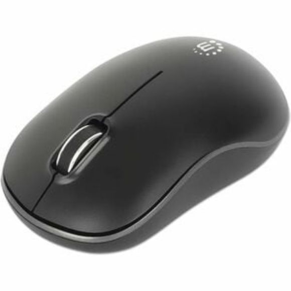 Imagen de PAQ. C/2 - IC - MOUSE OPTICO INALAMBRICO 3 BOTONES 2.4G NEGRO