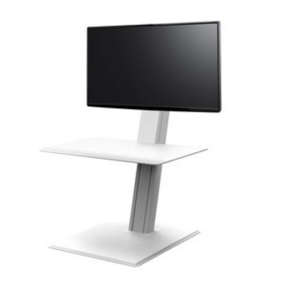 Imagen de HUMANSCALE - HUMANSCALE QUICKSTAND ECO 2 1 MONITOR ADJUSTABLE STAND WHITE