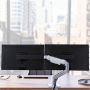 Imagen de HUMANSCALE - HUMANSCALE ARM FOR 1 MONITOR M8 .1 ANGLED LINK/DYNAMIC L A-PUL