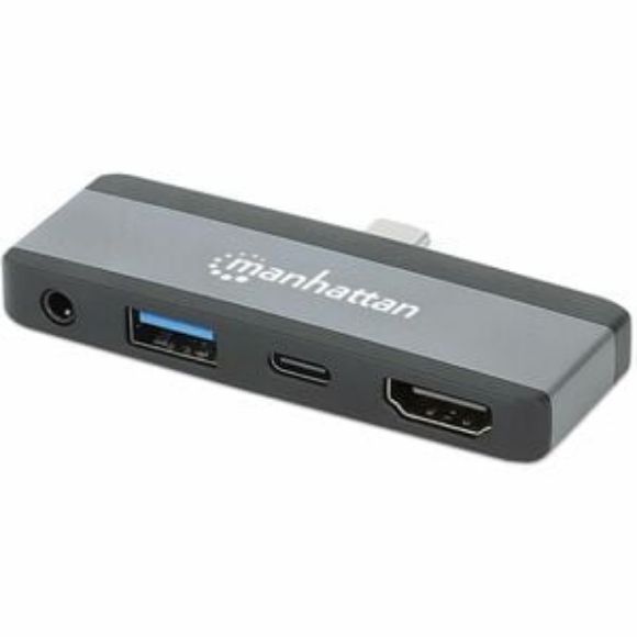 Imagen de IC - DOCKING USB-C 4 PTOS HDMI USB -A 3.5MM USB-C PD SIN CABLE