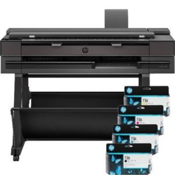 Imagen de HEWLETT PACKARD - HP DESIGNJET T850 + HP 738 TINTAS
