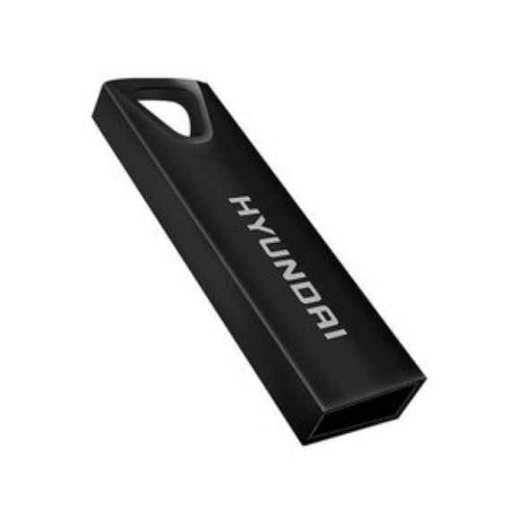 Imagen de PAQ. C/5 - SEAGATE - MEMORIA USB HYUNDAI 16GB PLATA BRAVO 2.0 METALICA DELUXE NEGRO