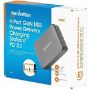 Imagen de IC - ESTACION DE CARGA USB-C 4 PUERT OS USB-C PD 240W