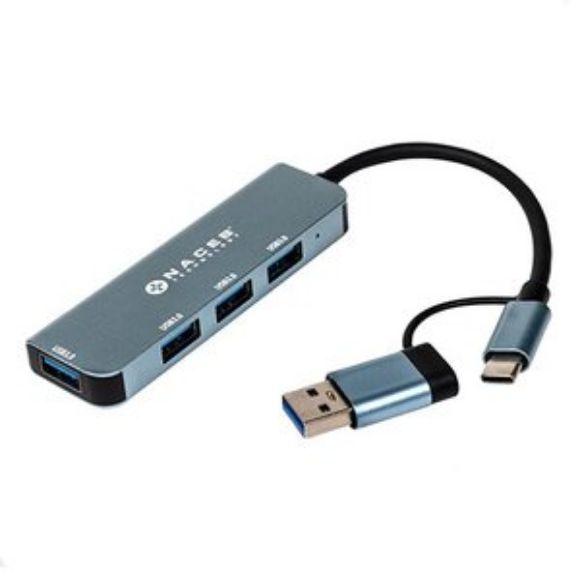 Imagen de NACEB - NACEB HUB USB-C/A A 4 PUERTOS USB3.0 NA-0126