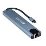 Imagen de NACEB - NACEB ADAPTADOR USB-C 8 EN 1 RJ45+HDMI+USB3.0+USB2.0+PD+USB C+S