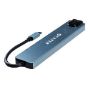 Imagen de NACEB - NACEB ADAPTADOR USB-C 8 EN 1 RJ45+HDMI+USB3.0+USB2.0+PD+USB C+S