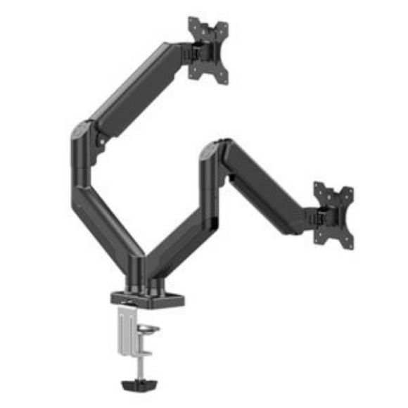 Imagen de NACEB - NACEB SOPORTE ARTICULADO DE ESCRITORIO PARA 2 MONITORES NEGRO N