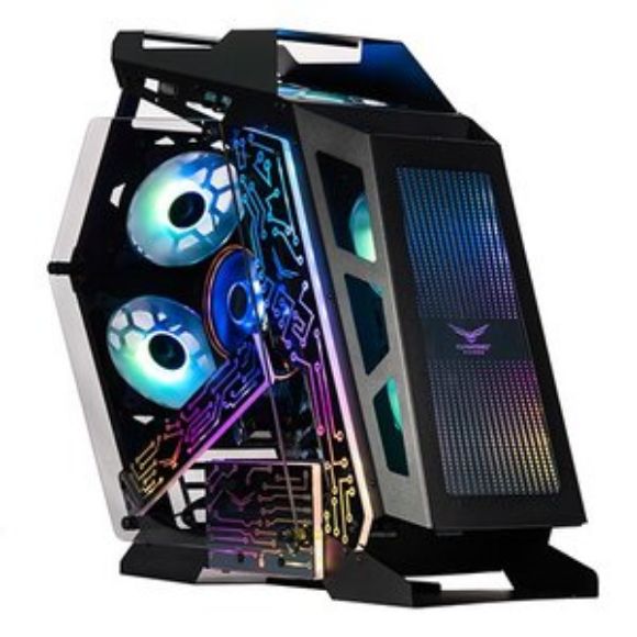 Imagen de NACEB - NACEB GABINETE GAMER ESPECIAL CON CRISTAL TEMPLADO NA-0641