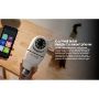 Imagen de QIAN - CMARA WI-FI DE 2MP TIPO BOMBILL TTTECH WIFI INALMBRICA MICROFONO