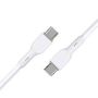Imagen de PAQ. C/2 - DATA COMPONENTS - FASTCHARGE CABLE USB V3.0 TIPO C-C 1M BLANCO