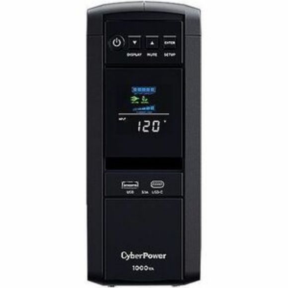 Imagen de CYBER POWER - 1000VA / 600W ONDA SENOIDAL COMPATIBLE CON FUENTES PFC ACTIVA