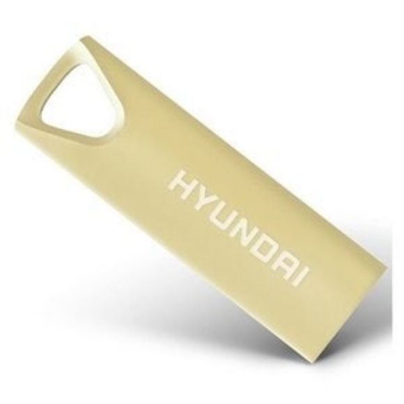 Imagen de PAQ. C/5 - SEAGATE - MEMORIA USB HYUNDAI 16GB PLATA BRAVO 2.0 METALICA DELUXE ORO