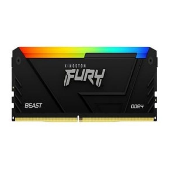 Imagen de KINGSTON - RAM FURY BEAST DIMM 32GB DDR4 3200 MHZ CL16 NEGRO RGB