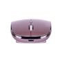 Imagen de TECHZONE - PINK RECHARGEABLE SLIVE MOUSE W ITH TYPE C AND USB A NANO RECEIVER