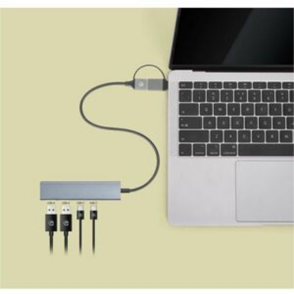 Imagen de IC - HUB USB A C V3.2 2 PTOS A 2P TOS C 5GBPS