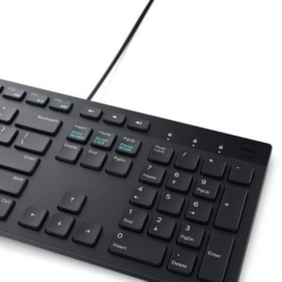 Imagen de DELL - KIT TECLADO Y MOUSE ALAMBRICO KM300C USB NEGRO 1YW