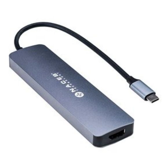 Imagen de NACEB - NACEB ADAPTADOR USB-C 7 EN 1 HDMI+3USB3.0+PD+SD/TF NA-0127