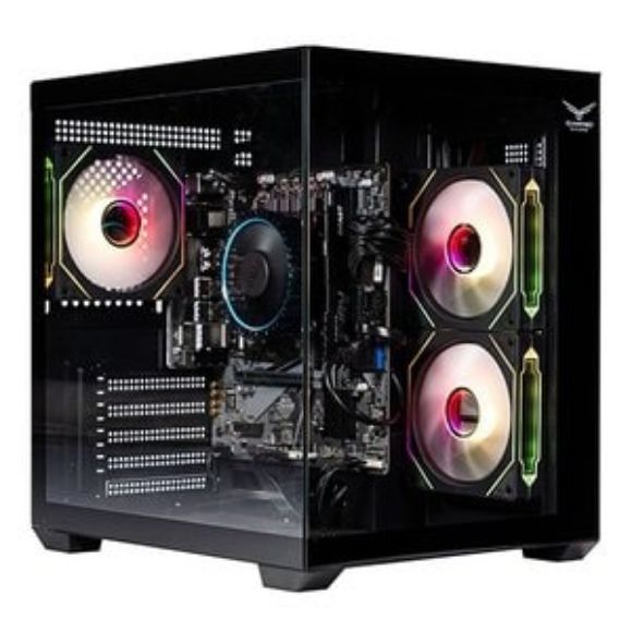 Imagen de NACEB - NACEB GABINETE GAMER C/VENTANA M-ATX NEGRO 3 VENTILADORES RGB NA-0