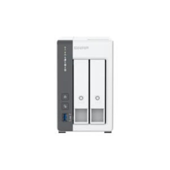 Imagen de QNAP - NAS QNAP TOWER 2 SLOTS 4GB RAM 4GB FLASH PROC ARM CORTEX TS-21