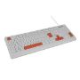 Imagen de PAQ. C/2 - QIAN - GETTTECH TECLADO COLORIDO BLANC USB VIDA TIL DE 8 MILLONES DE PU