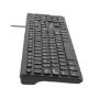 Imagen de PAQ. C/2 - QIAN - GETTTECH TECLADO SLIM CON CONCE CON 2 PUERTOS USB PORT TECLADO NEG