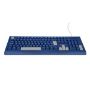 Imagen de PAQ. C/2 - QIAN - GETTTECH TECLADO COLORIDO AZUL ONES USB CON REPOSAMANOS AZU