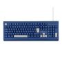 Imagen de PAQ. C/2 - QIAN - GETTTECH TECLADO COLORIDO AZUL ONES USB CON REPOSAMANOS AZU