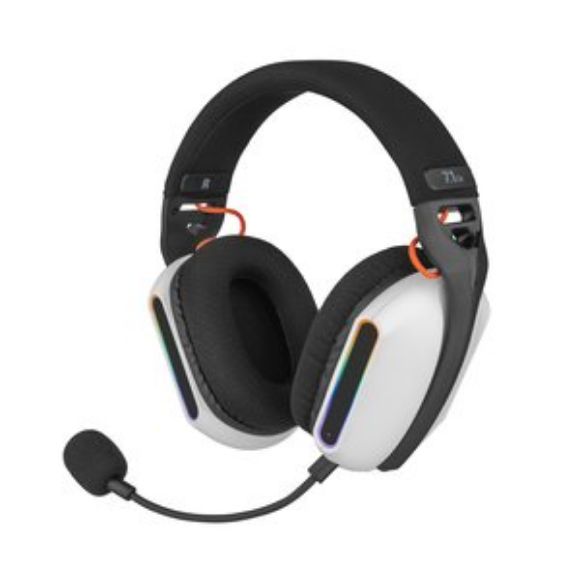 Imagen de QIAN - WIRED GAMING HEADSET WITH DETACHABLE MICROPHONE RGB LIGHTING
