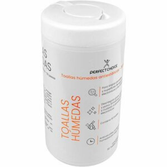 Imagen de PAQ. C/3 - PERFECT CHOICE - TOALLITAS LIMPIADORAS DE 14 X 2 PARA EQUIPOS ELECTRONICOS 50 PZAS