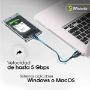 Imagen de PAQ. C/2 - DATA COMPONENTS - BROBOTIX GABINETE CARCASA EXTER NA PARA HDD O SSD SATA I/II/III DE