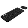 Imagen de PERFECT CHOICE - KIT TECLADO Y MOUSE DUAL 2.4GHZ BLUETOOTH FROYO - NEGRO