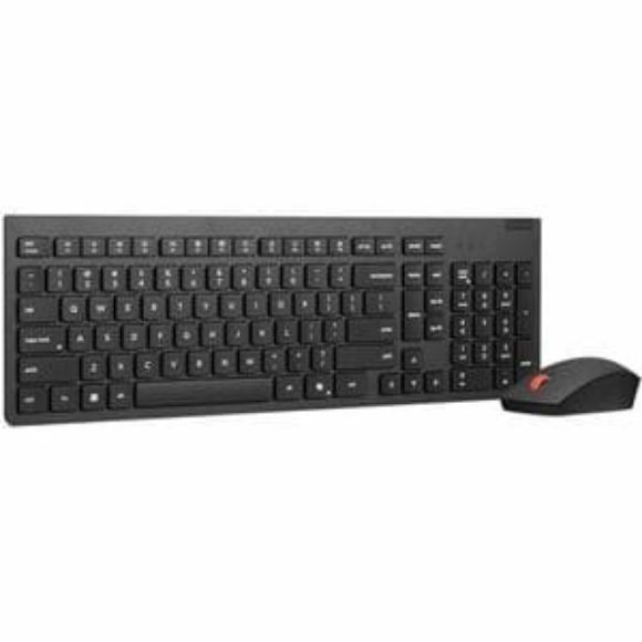 Imagen de LENOVO - COMBO ESSENTIAL WIRELESS KEYBOARD AND MOUSE BLACK SPA W/O BA